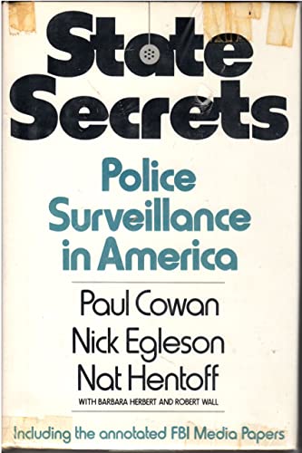 Beispielbild fr State Secrets; Police Surveillance in America zum Verkauf von Ground Zero Books, Ltd.