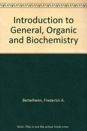 Beispielbild fr Introduction to General, Organic Biochemistry zum Verkauf von Nealsbooks