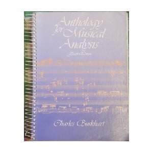 Stock image for Anthology for Musical Analysis (German Edition) for sale by HPB-Ruby