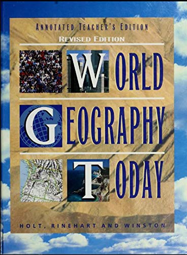 9780030015540: World Geography Today