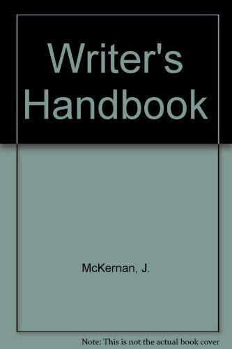 9780030015823: The Writer's Handbook