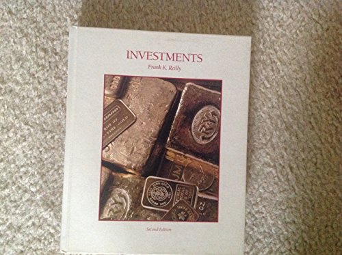 Imagen de archivo de Investments a la venta por Better World Books