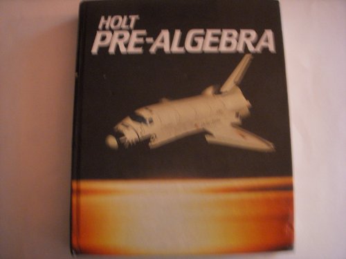 Stock image for Holt Pre Algebra, 1986 for sale by Books Unplugged