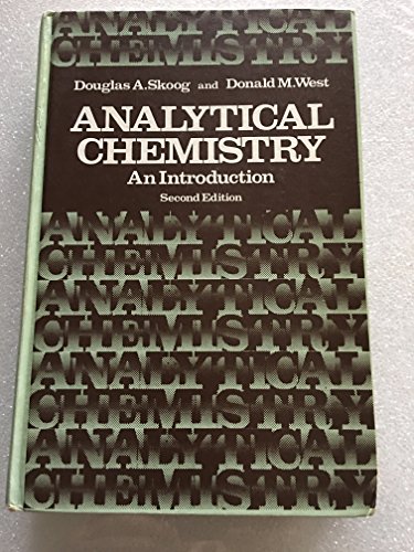 Beispielbild fr Analytical chemistry,: An introduction zum Verkauf von Blue Vase Books