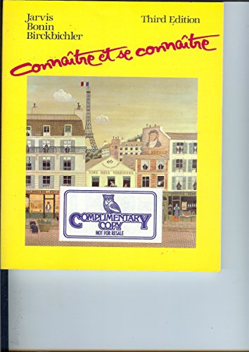 Beispielbild fr Connaitre Et Se Connaitre: A Basic Reader for Communication zum Verkauf von HPB-Red