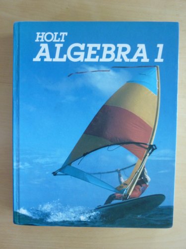 9780030021626: Holt Algebra 1