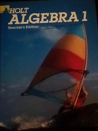 Imagen de archivo de Holt Algebra 1, Teacher's Edition a la venta por GF Books, Inc.