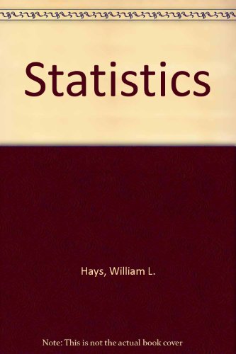Imagen de archivo de Statistics (4th Edition) a la venta por HPB-Red