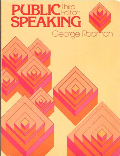 Imagen de archivo de Public Speaking; 3rd Edition a la venta por a2zbooks