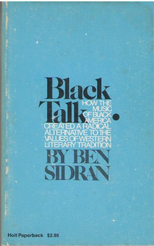 Beispielbild fr Black Talk zum Verkauf von Better World Books