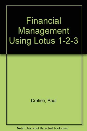 9780030031045: Financial Management With Lotus 1-2-3/Book and Di Sk