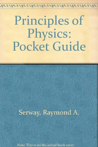 Beispielbild fr Principles of Physics: Pocket Guide zum Verkauf von HPB-Red