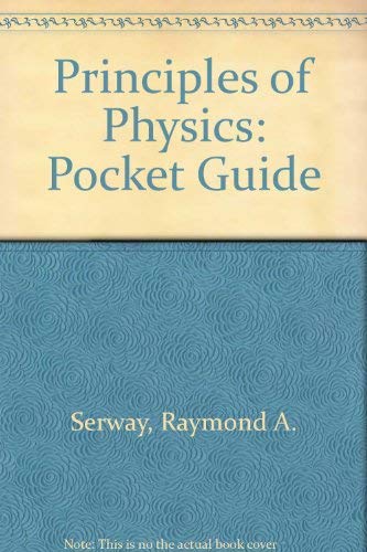 9780030033049: Pocket Guide (Principles of Physics)