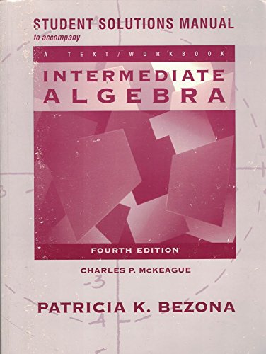 9780030033834: Title: Intermediate Algebra