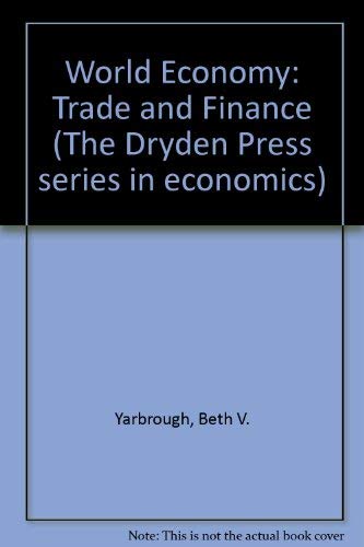 Imagen de archivo de The world economy: Trade and finance a la venta por dsmbooks