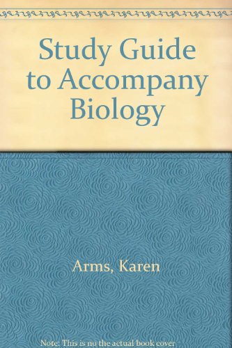 Imagen de archivo de Study Guide to Accompany Biology a la venta por Wonder Book
