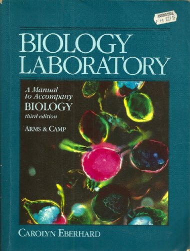 Beispielbild fr Biology Laboratory: A Manual to Accompany Biology zum Verkauf von Wonder Book