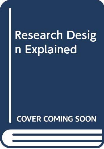 Beispielbild fr Research Design Explained zum Verkauf von Anybook.com