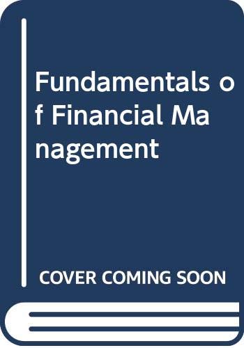 Stock image for Fundamentals of Financial Management for sale by Wonder Book