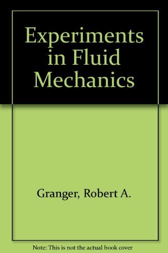 9780030046384: Experiments in Fluid Mechanics