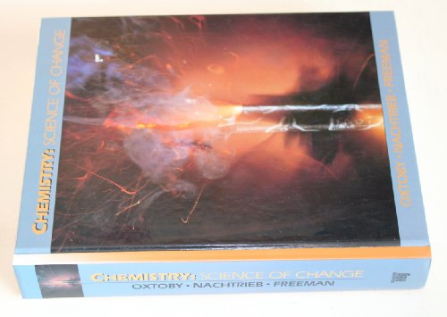 Imagen de archivo de Chemistry Science of Change: Science of Change (Saunders Golden Sunburst Series) a la venta por BookHolders