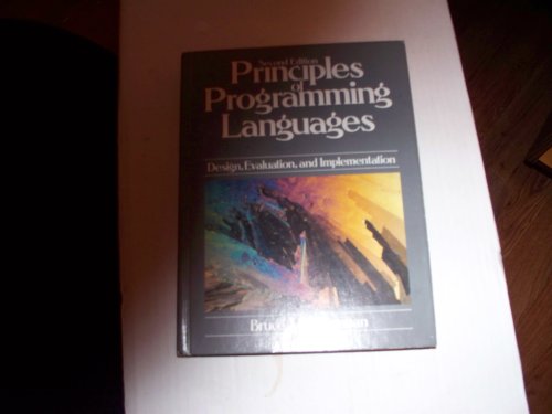 9780030051630: Principles of Programming Languages: Design, Evaluation, and Implementation