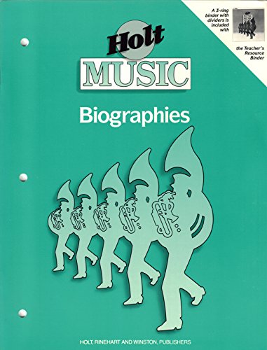 Imagen de archivo de Holt Music, Teacher's Resource Binder, Enrichment Activities, Grade 6 a la venta por Alf Books