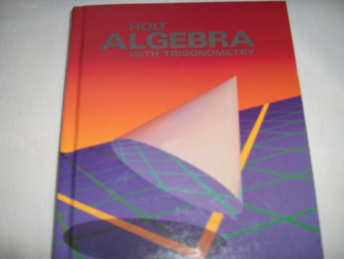 9780030054334: Holt Algebra With Trigonometry
