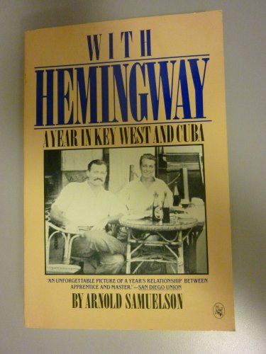 9780030056178: With Hemingway: A Year in Key West and Cuba