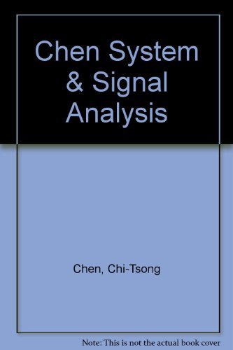 Imagen de archivo de Chen System & Signal Analysis a la venta por Bookensteins