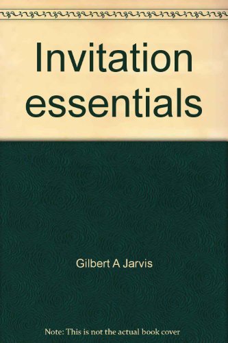 9780030057496: Title: Invitation essentials