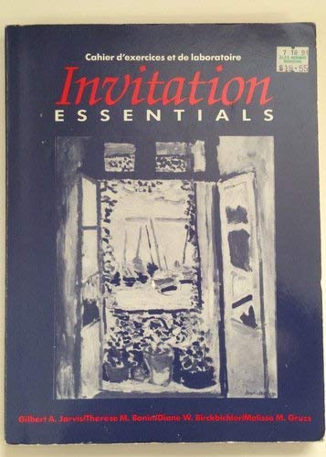 Stock image for Invitation essentials. Cahier d'exercises et de laboratoire for sale by Wonder Book