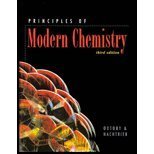 9780030059049: Principles of Modern Chemistry (Saunders Golden Sunburst Series)