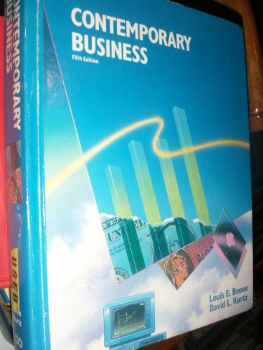 9780030061998: Contemporary Business