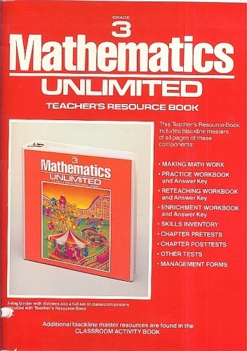 Mathematics Unlimited Teacher's Resource Book, Grade 3 (9780030064296) by Francis M. Fennell
