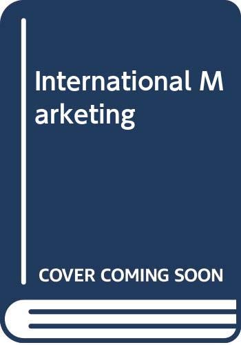 Stock image for International Marketing (Dryden Press Series in Marketing) for sale by HPB-Red