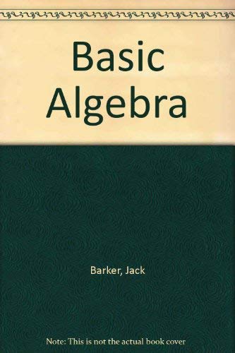 Stock image for Basic Algebra for sale by HPB-Red