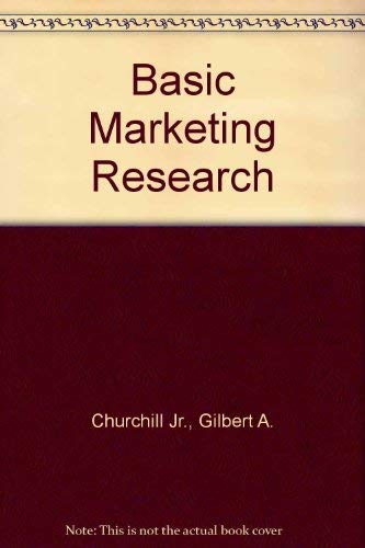 Stock image for Basic Marketing Research for sale by Stephen White Books