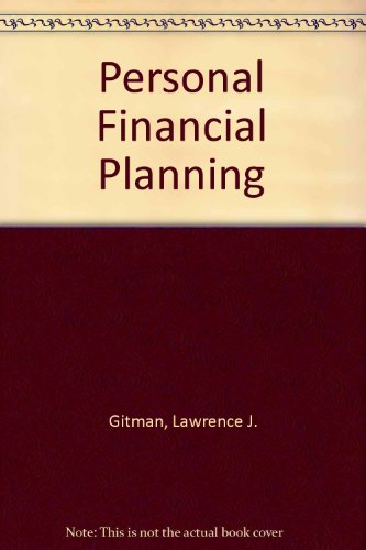 Stock image for Personal financing planning (The Dryden Press series in finance) for sale by Wonder Book