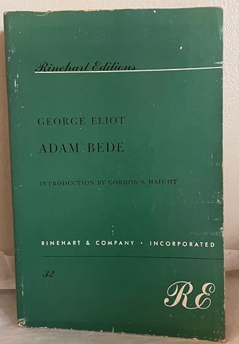 Imagen de archivo de Adam Bede a la venta por JR Books