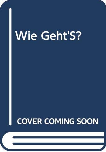 9780030086328: Wie Geht's?: An Introductory German Course