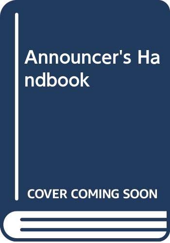 Stock image for Announcer's Handbook for sale by ThriftBooks-Dallas