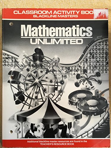 Imagen de archivo de Holt Rinehart Winston Mathematics Unlimited Classroom Activity Book Blackline Masters (1987) a la venta por ThriftBooks-Atlanta