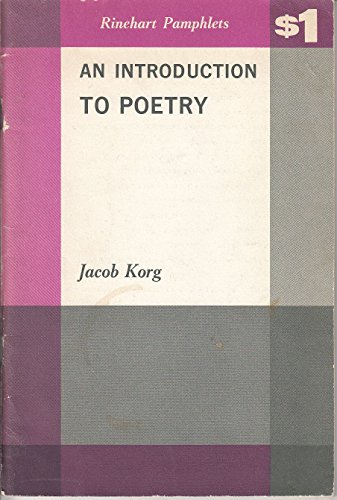 Stock image for An Introduction to Poetry for sale by LEA BOOK DISTRIBUTORS