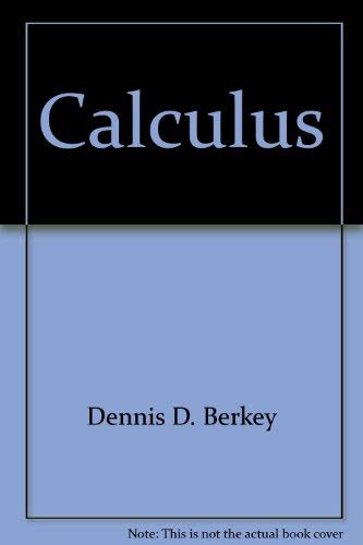 9780030089022: Calculus