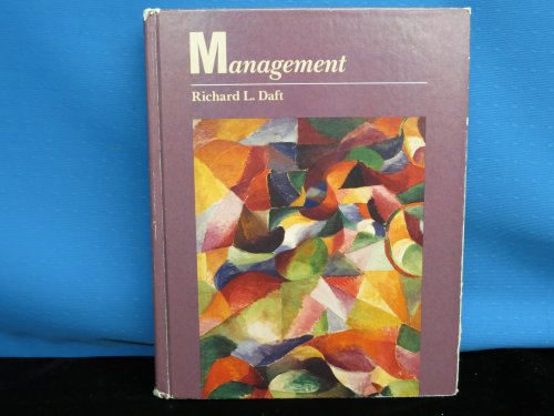 9780030094736: Management (The Dryden Press series in management)