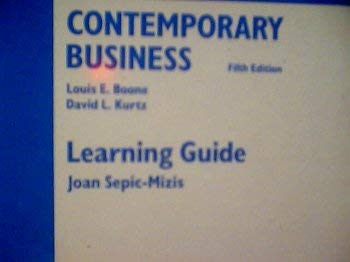 Stock image for Contemporary Business Learning Guide for sale by dsmbooks