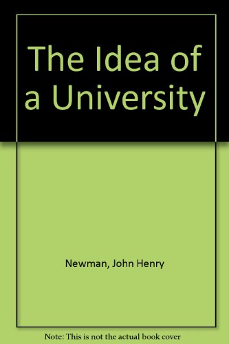 Imagen de archivo de The Idea of a University a la venta por Kennys Bookstore