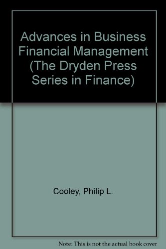 9780030099434: Advances in Business Financial Management