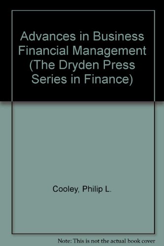 Stock image for Advances in Business Financial Management for sale by Better World Books